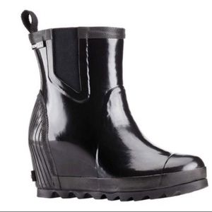 Sorel Joan Wedge Rain Boots Sz. 10.5